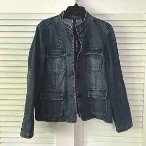 Ladies Liz Claiborne Jean Jacket Like New